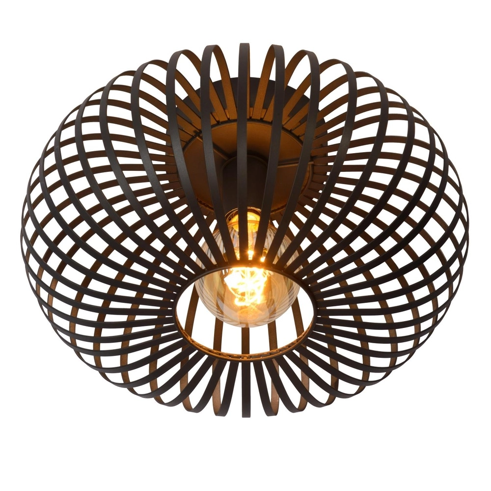 Plafondlamp Manuela Ø 39,5cm zwart Lucide 5411212782342