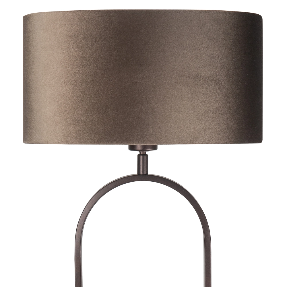 Tafellamp Verona choco 48cm Highlight 8718379050589