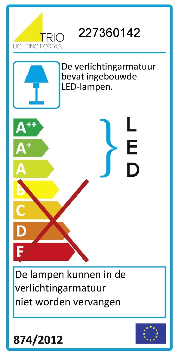 Design muurlamp Indus Trio 4017807369229