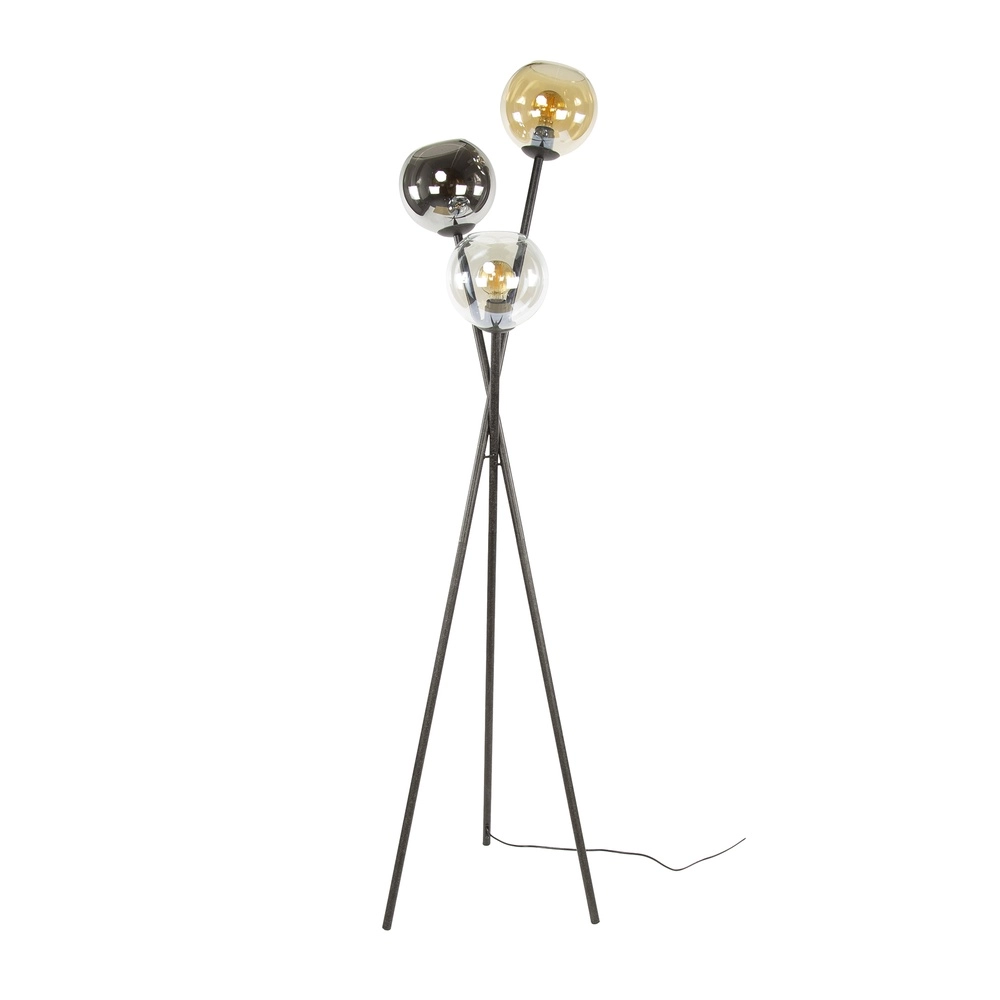 Tripod vloerlamp Multi 3x glas Lyora 8716803512269