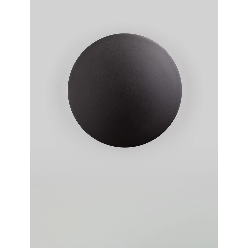 Ronde wandlamp Copper zwart Ø 30cm Lyora 5212017447388