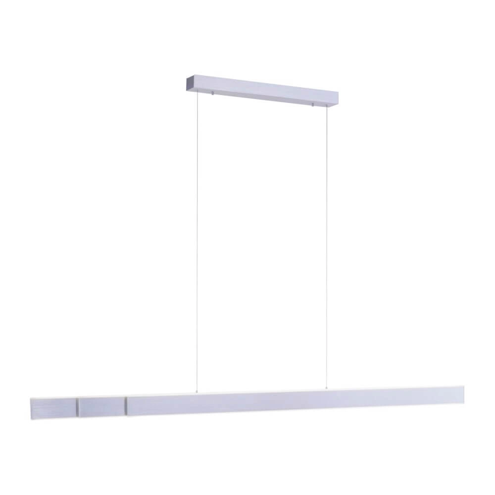 Strakke hanglamp Pure Lume aluminium