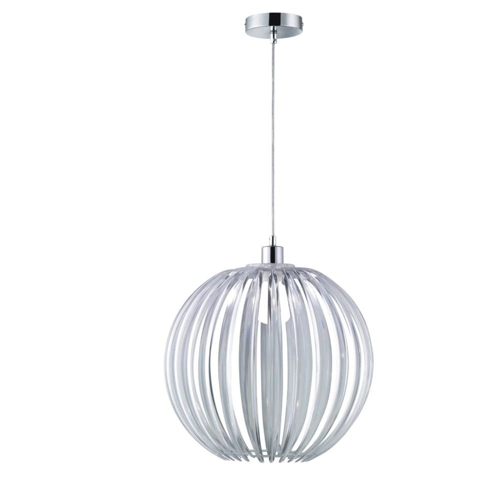 Moderne Hanglamp Tressi 40cm transparant Trio 4017807247411