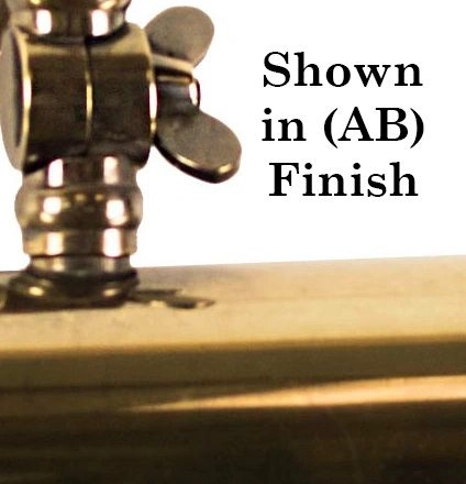 Landelijke schilderij lamp Blenheim Picture 33cm - antiek koper (ANT) Limehouse