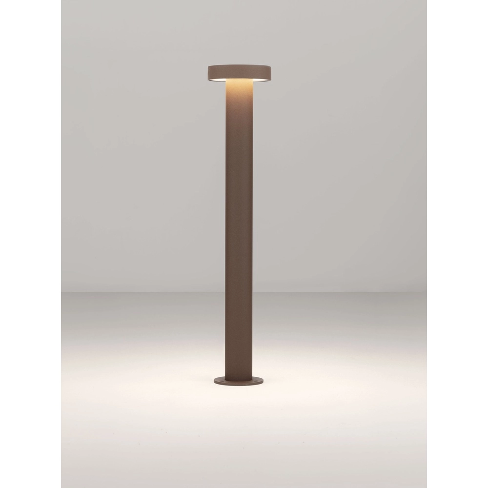 Desing tuinlamp Gong roestbruin 60cm - 3000K Lyora 5212017496232