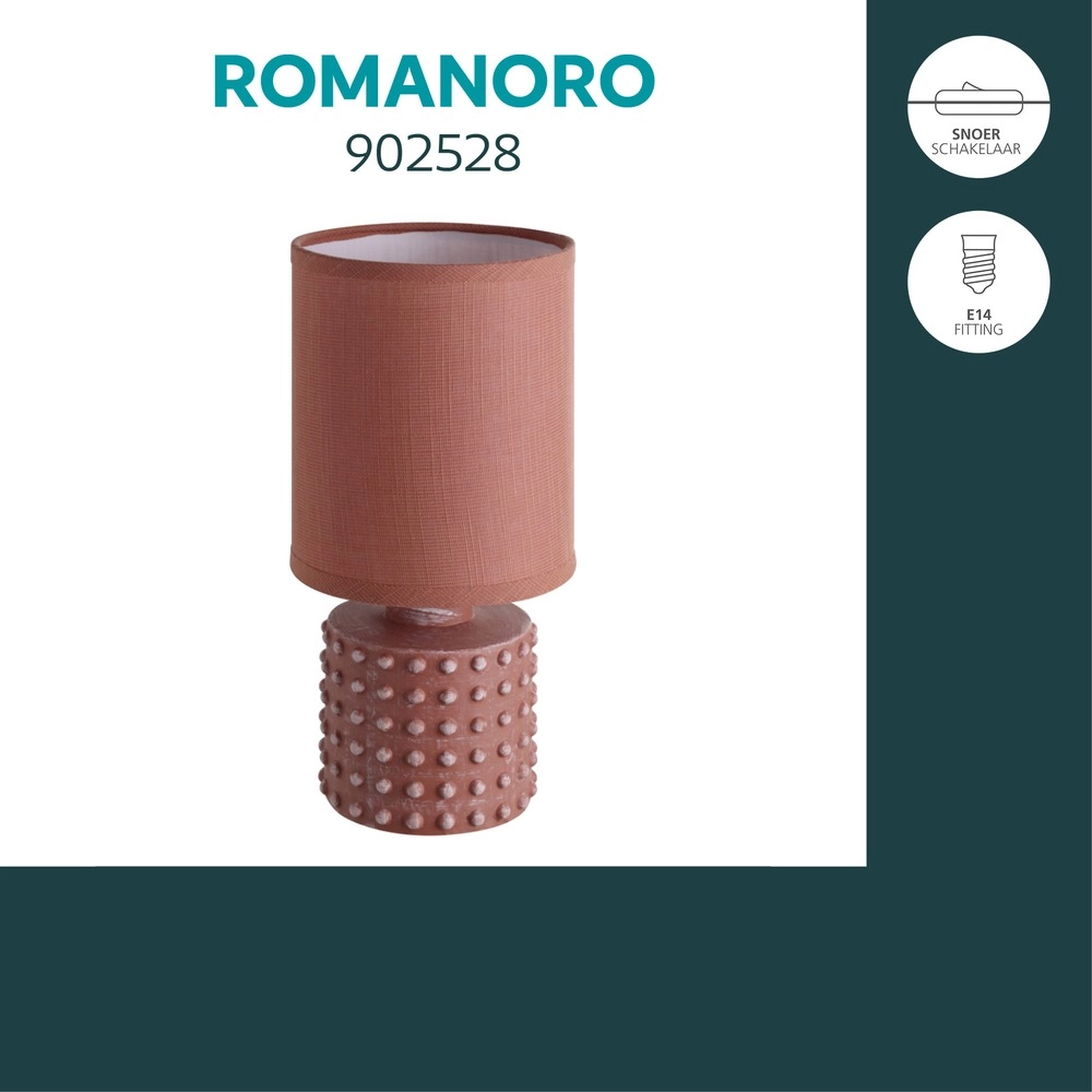 Tafellamp Romanoro oranje Eglo 9008606392346