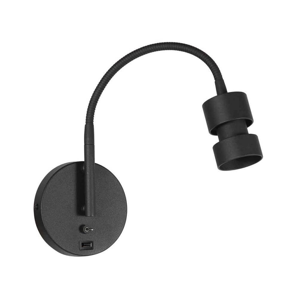 Wandlampje Upround met USB-A aansluiting Wandlampje Upround met USB-A aansluiting