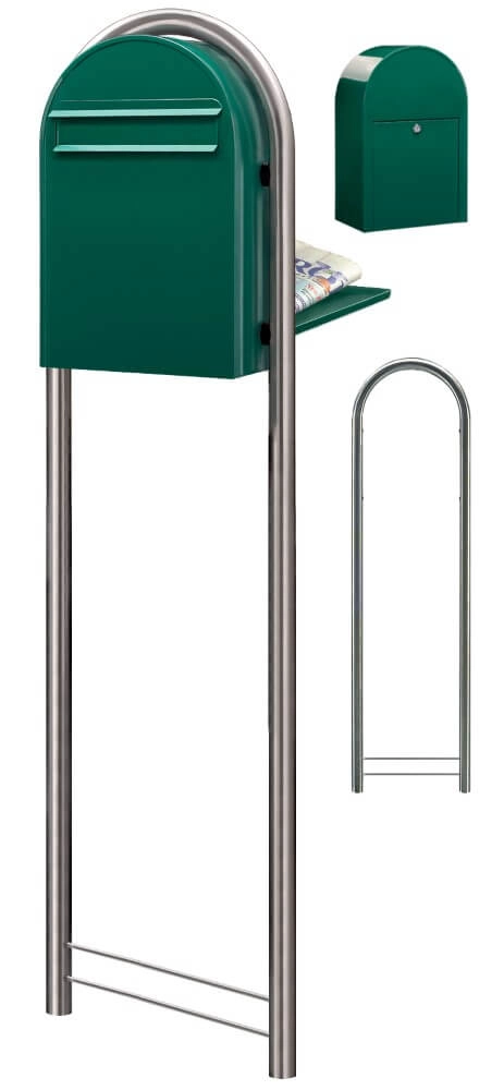 Brievenbus Classic B 6005 Donkergroen Bobi 6417237006066