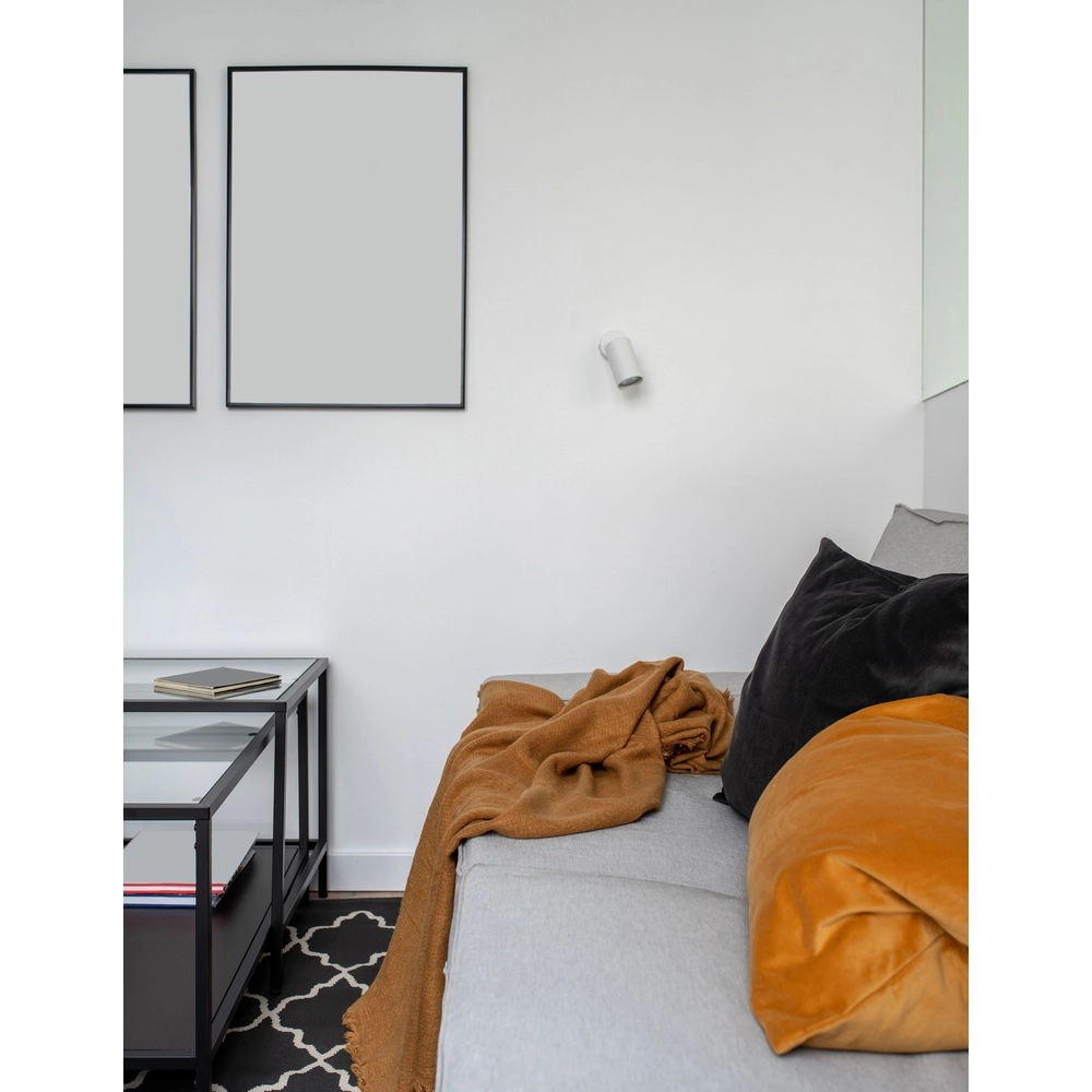 Wall spotlight Wan Round white Lyora 5212017417626