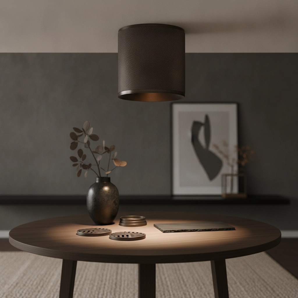 Plafondlamp Costa licht brons
