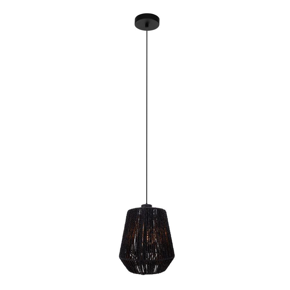 Touw hanglamp Persley Ø 22cm - zwart