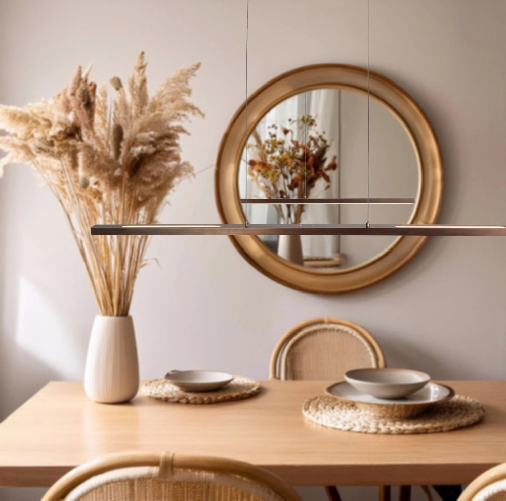 Bronzen hanglamp Bande 114cm design Circle 8712746180947