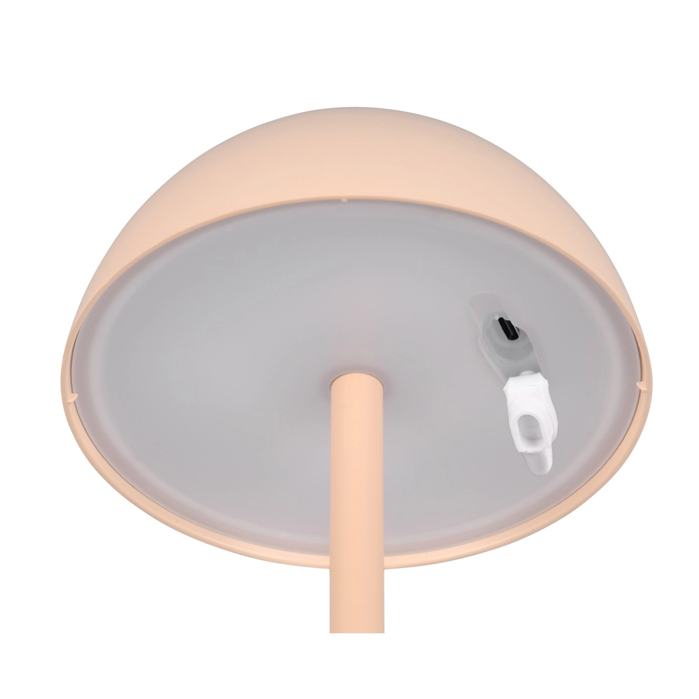 Tafellampje Ricardo zand bruin Ø 13,5cm Trio 4017807606195