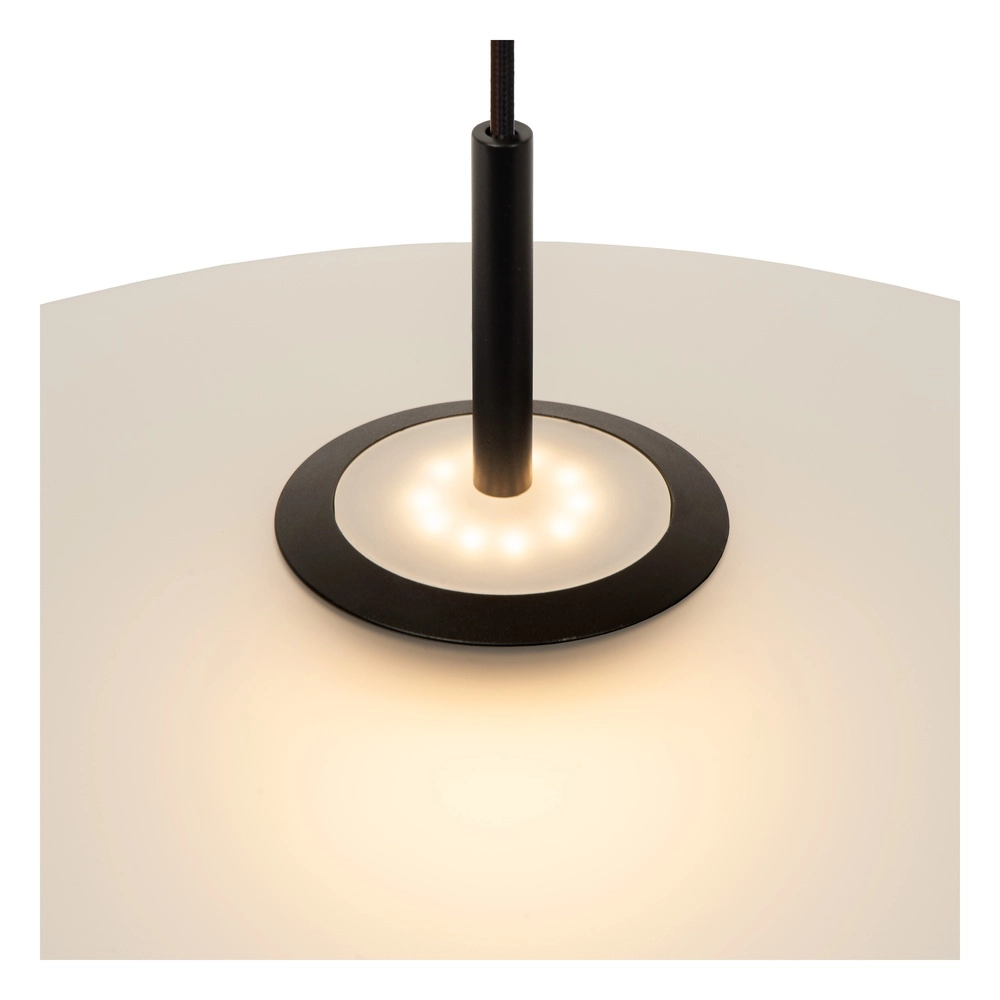Strakke hanglamp Menga Ø 60cm wit glas Premium by Lucide 5411212251152