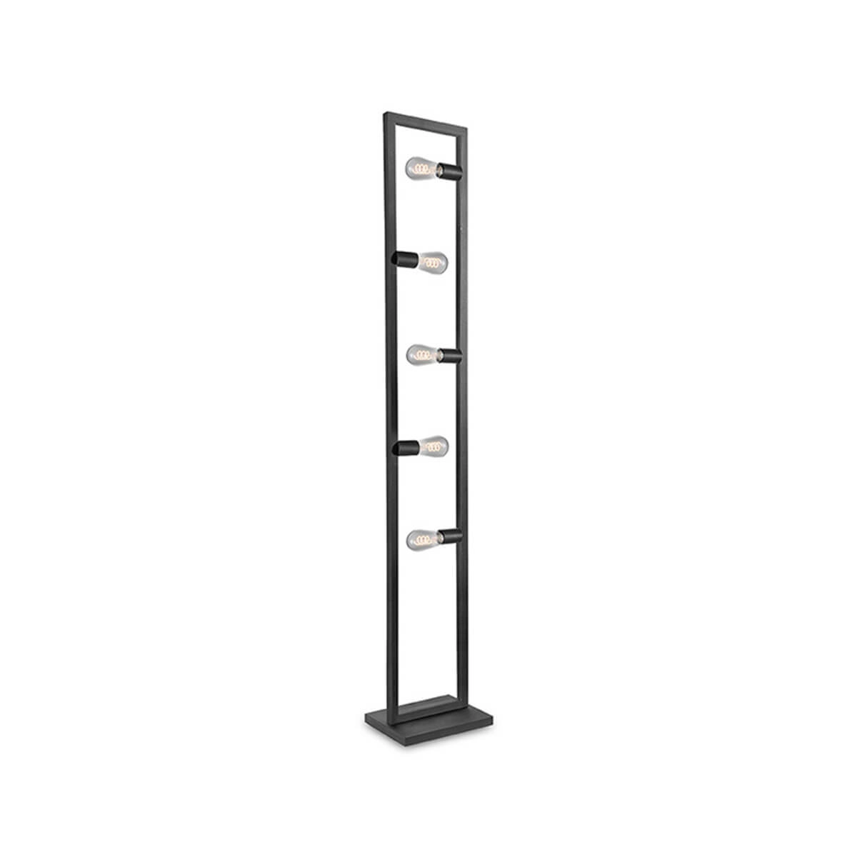 Zwarte vloerlamp Quadrato