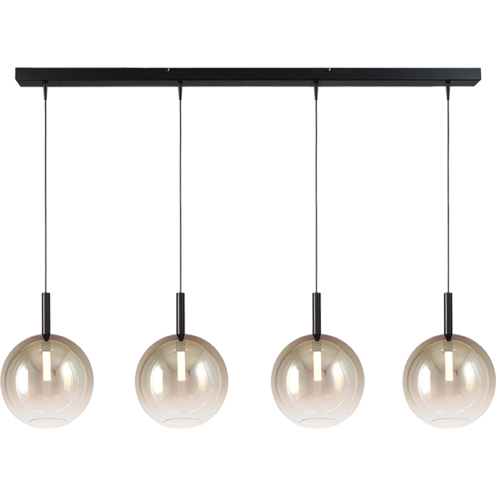 4L hanglamp Ø24cm Lido Ball met gold-fading glas