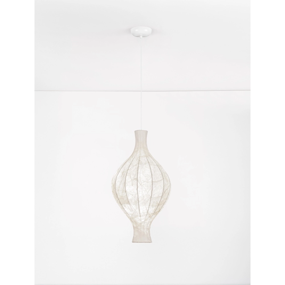 Witte hanglamp Seda Ø 35cm Lyora 5212017477866