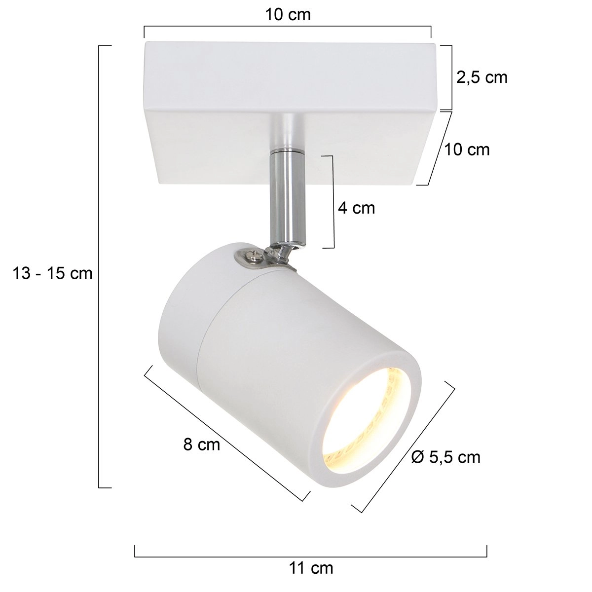 Badkamer spot Upround LED Steinhauer 8712746130065