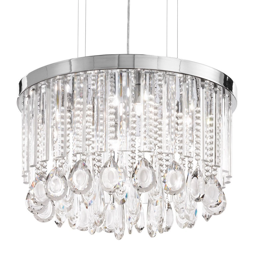 Hanglamp Calaonda 50cm 7-lichts met kristal Stars of Light 9002759934255
