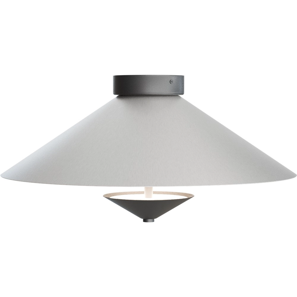 Plafondlamp Ceppo zwart met nikkel Ø 45cm Masterlight 8718121398167