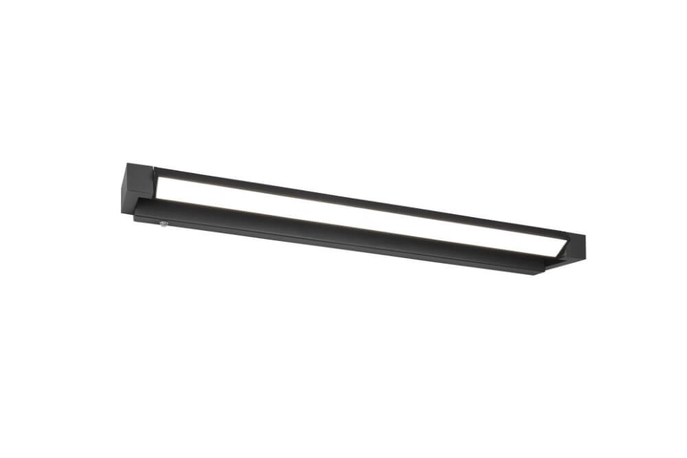 Led spiegellamp Fabrizio 80cm - zwart Trio 4017807616804