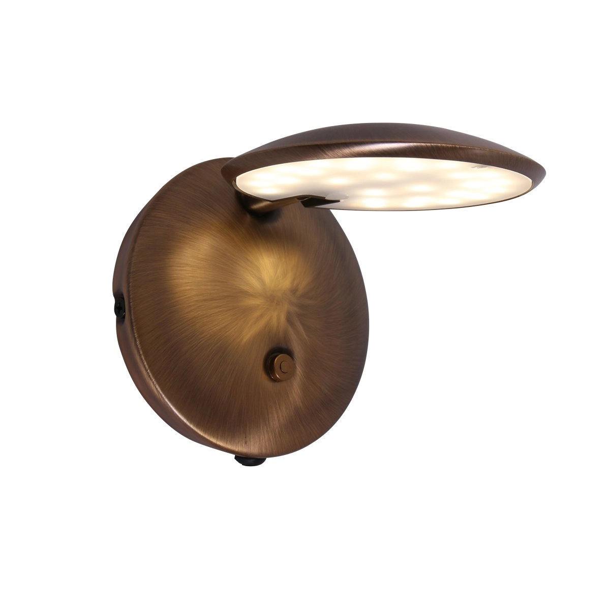Wandspot Zenith 12cm bronsbruin Wandspot Zenith 12cm bronsbruin