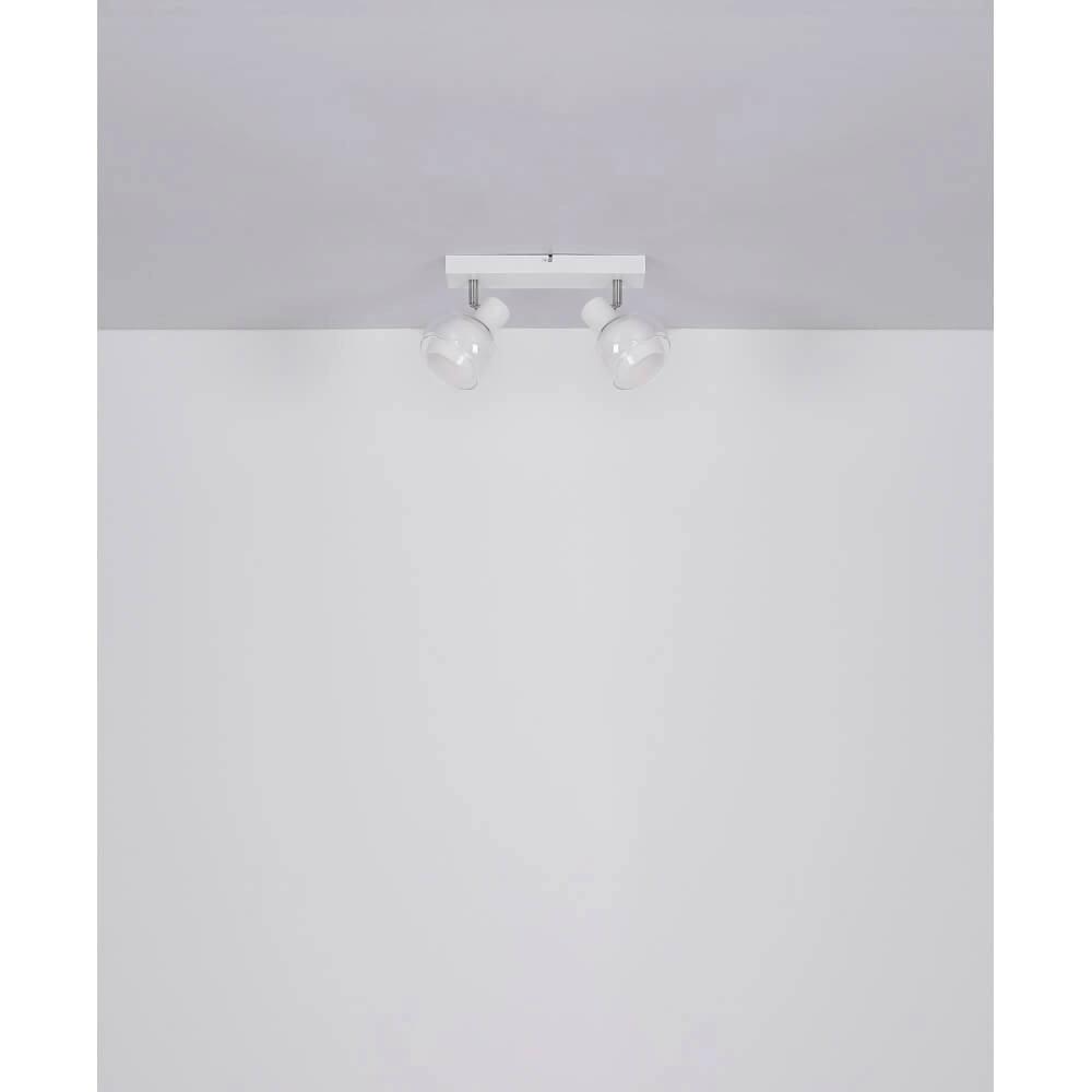 Witte plafondlamp Tokki 2-lichts Globo 9007371446049
