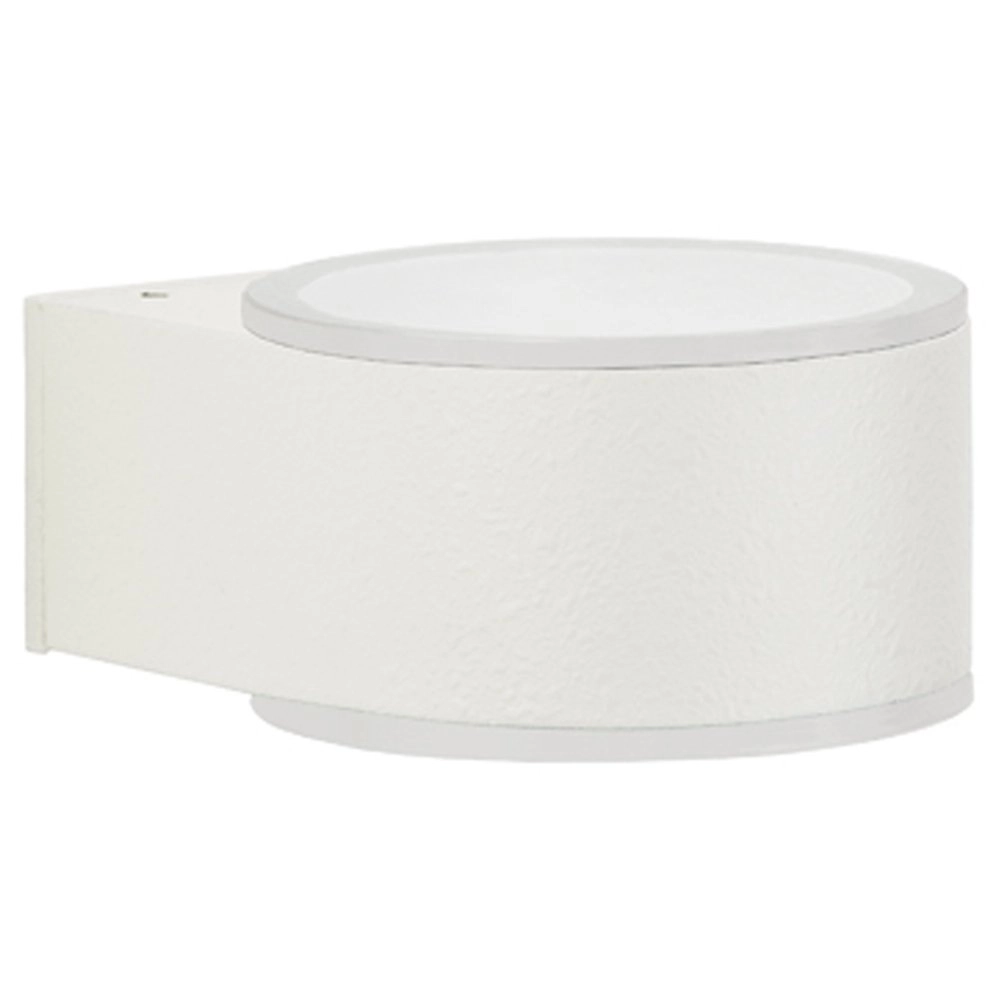 Buitenlamp boven en onder Curl 10cm - wit Buitenlamp boven en onder Curl 10cm - wit
