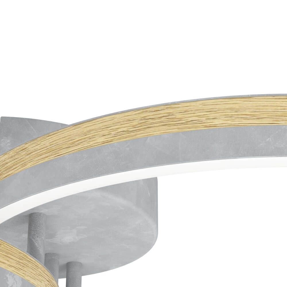 Landelijke led plafondlamp Cadinaro 3-lichts Stars of Light 9002759398958