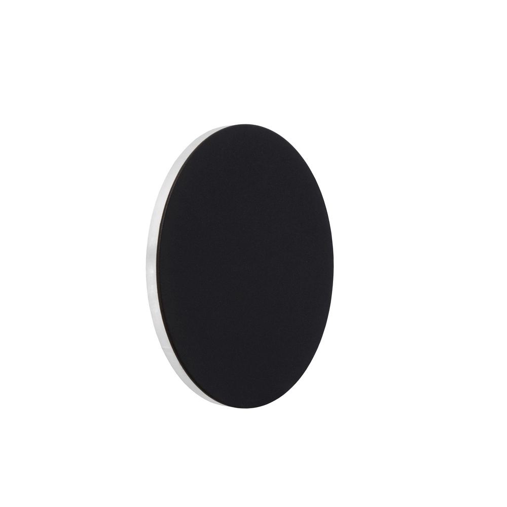 Design wandlamp Eklyps Led Ø 15cm zwart
