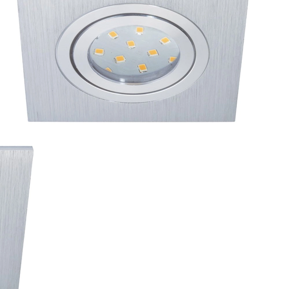 Inbouwspot Areitio Square set van 3 metaalgrijs Eglo 9002759986377