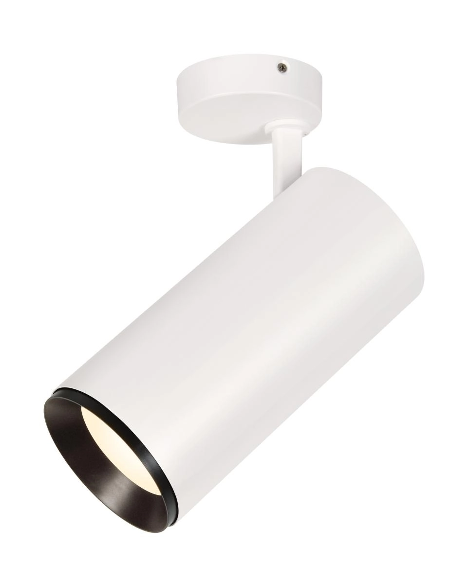 Opbouwspot Numinos XL wit/zwart 4000K - 36gr