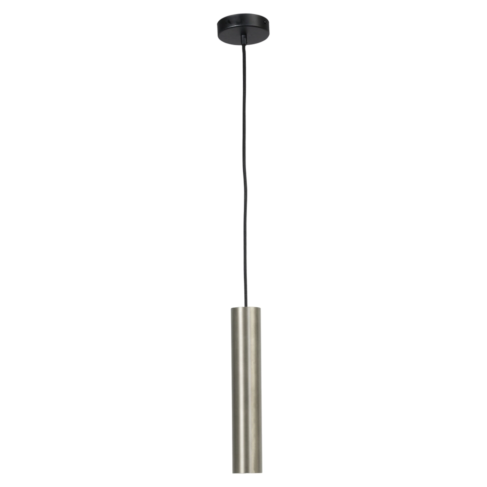 Pendel hanglamp Run met rvs cilinder