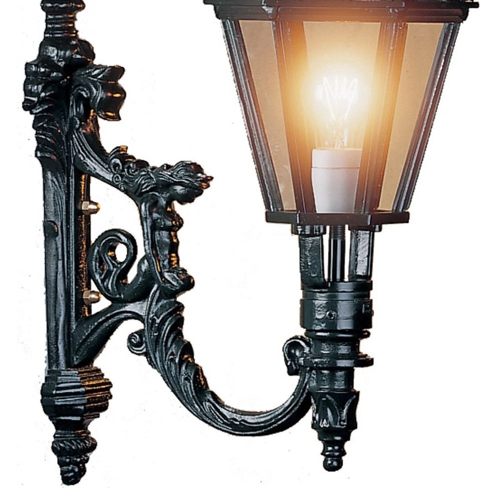 Wandlamp nostalgische stijl Diana zwart KS Verlichting 8714732140348