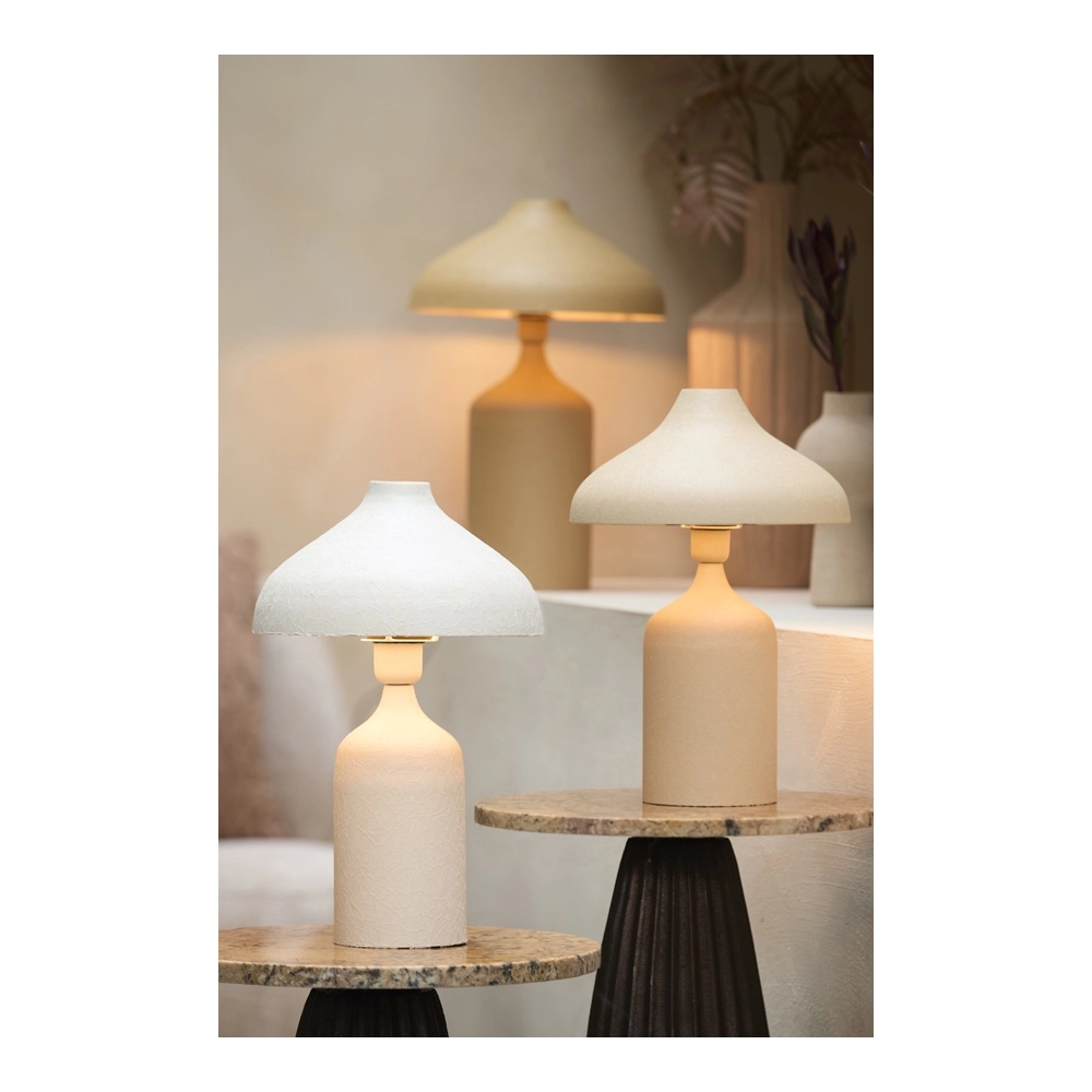 Design tafellamp Yebri wit Ø 26cm Light & Living 8717807843878