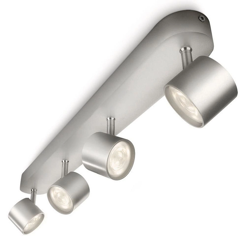 Plafondspot Led My Living Star 4-lichts metaalgrijs Philips 8718291444916