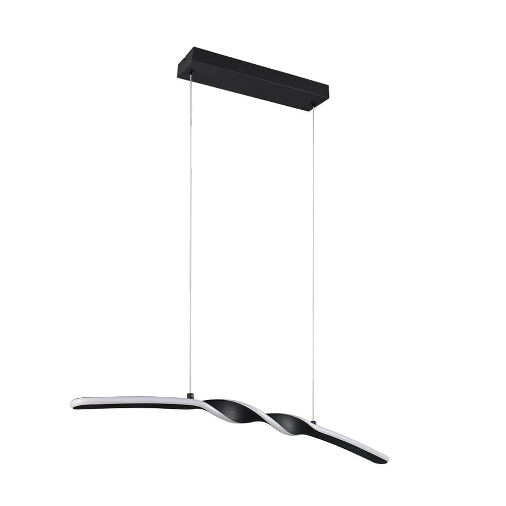 Design hanglamp Ginko zwart Trio 4017807642414