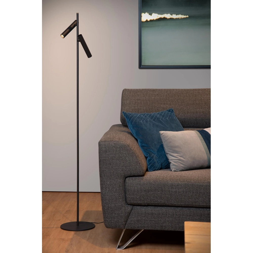 Leeslamp Philon dubbel zwart Lucide 5411212791702