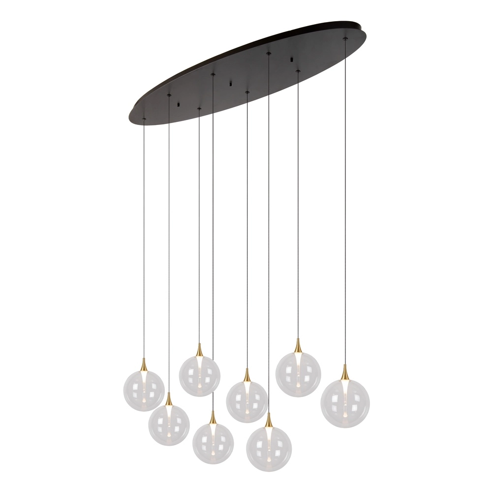 Design led hanglamp Gisela helder - 8x Ø 16cm Premium by Lucide 5411212134820