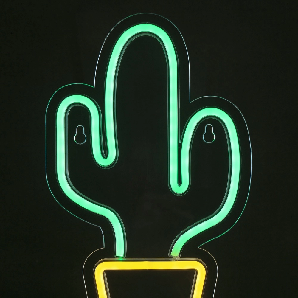 Neon wandlamp Neon-Tales cactus Brilliant 4004353477843