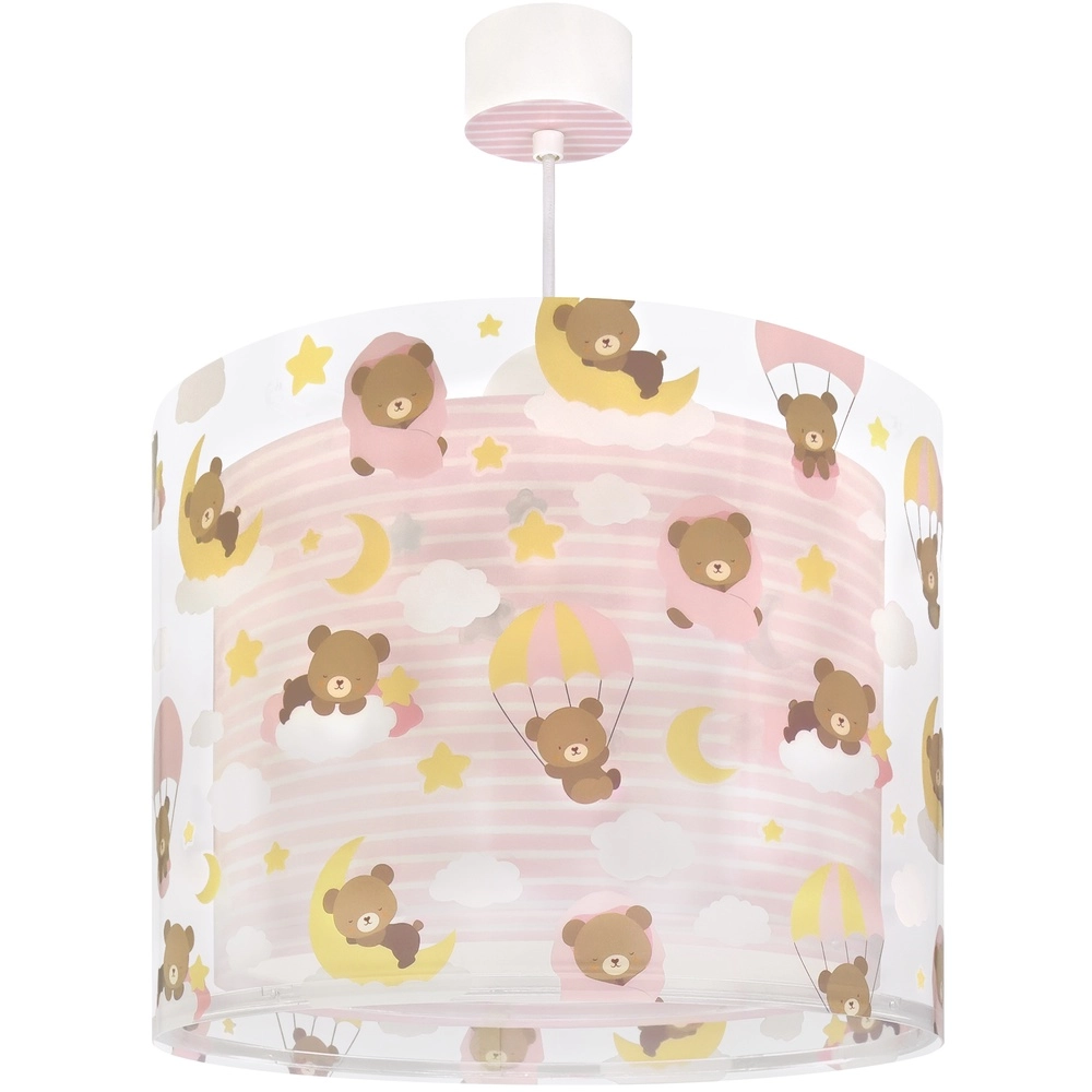 Kinderkamer hanglamp Baby Teddy roze