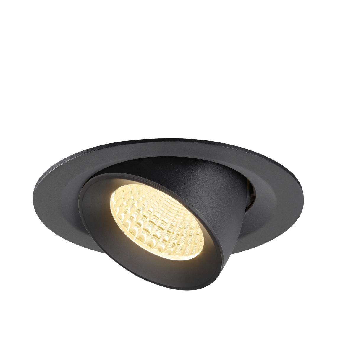 Inbouwspot Numinos Gimble M zwart 3000K - 55gr SLV 4024163311892