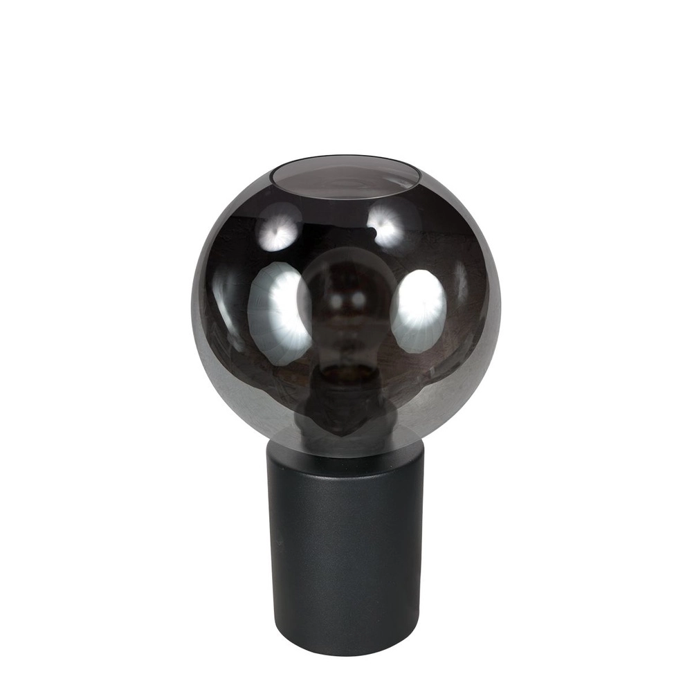 Tafellamp Bloeba bol smoke glas Ø 15cm Tafellamp Bloeba bol smoke glas Ø 15cm