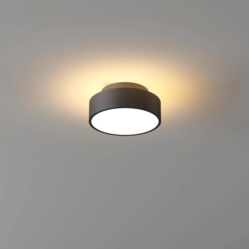 Plafondlamp Chicago Ø 15cm zwart Artdelight 8720701101289