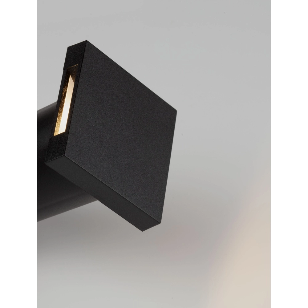 Vierkante inbouwlamp Iko zwart dubbel Lyora 5212017471734