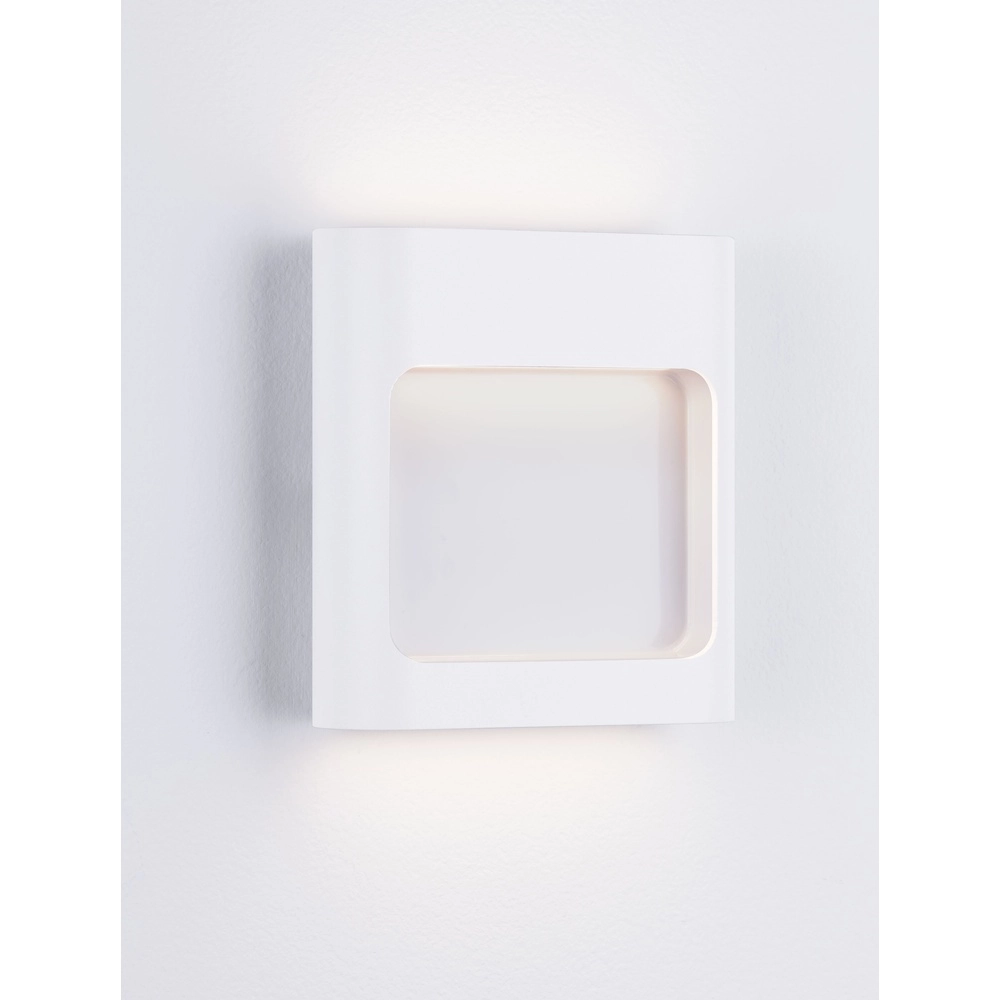 Witte wandlamp Tall up en down