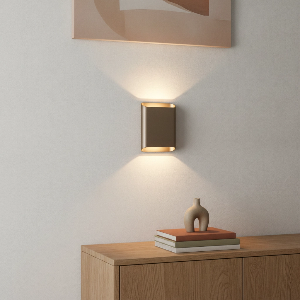 Wandlamp Diaz L Champagne