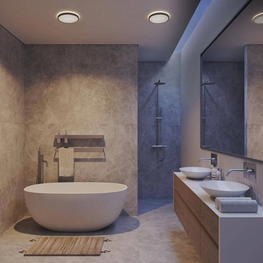 Plafonniere Oja zwart Ø 42,4cm - instelbaar Nordlux 5704924002229