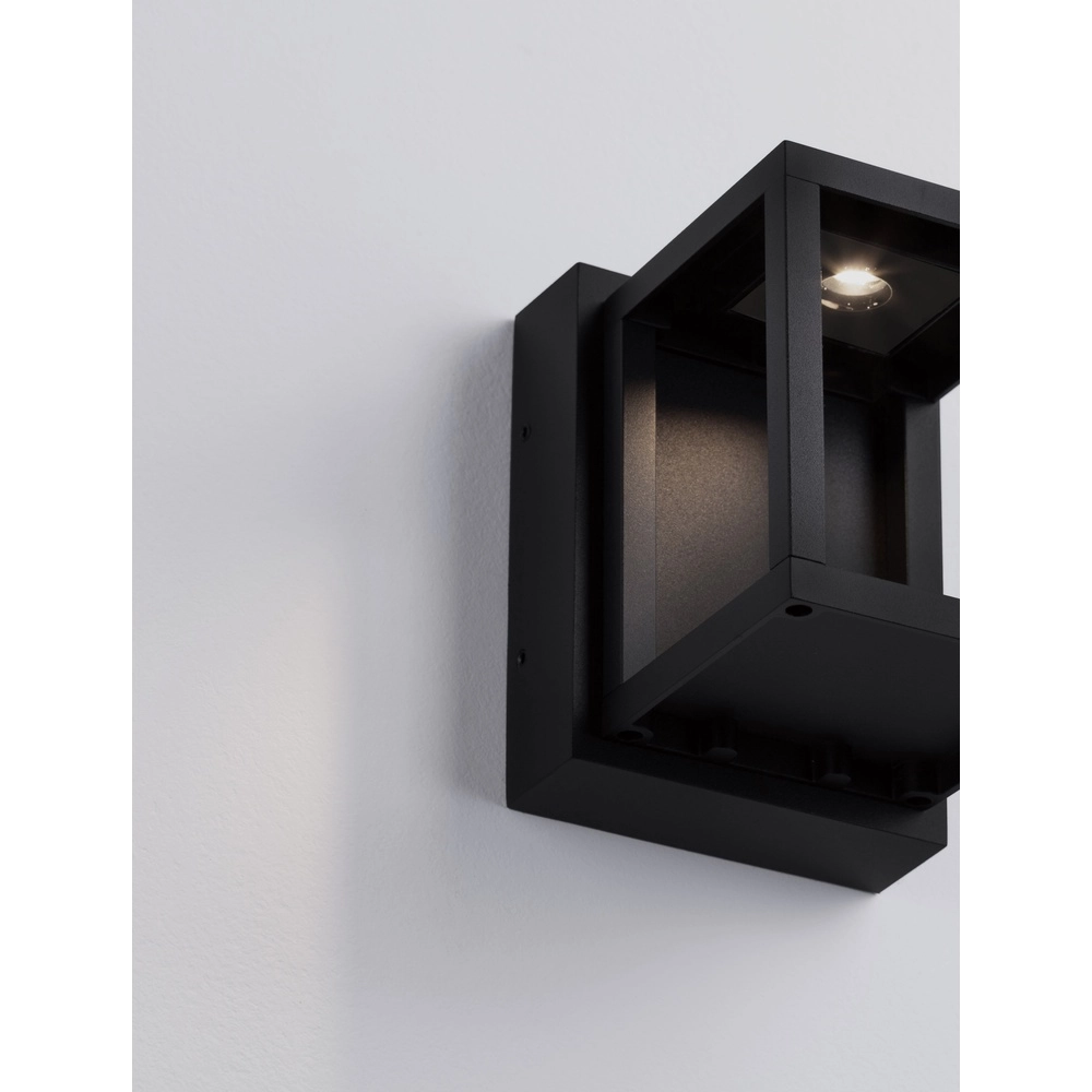 Black wall lamp Prive 13cm Lyora 5212017453136