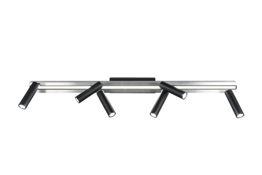6-lichts led spot Zeno metaal met zwart Trio 4017807627305